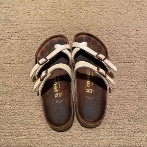Gold Birkenstock Mayari Sandal, Size 38